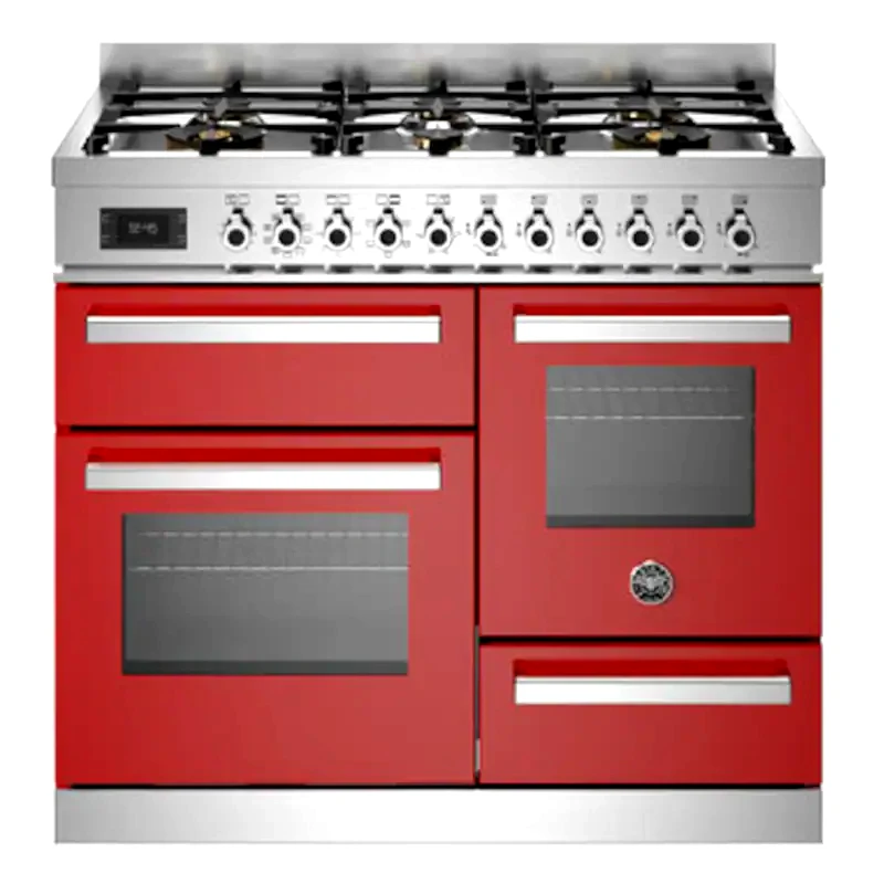 LA GERMANIA BERTAZZONI PRO106L3EROT 58 / 46 / 17 Lt Μεικτή Κουζίνα Αερίου