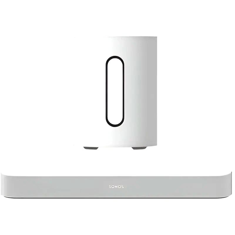SONOS Sonos Beam Gen2 Soundbar 80W 2.0 + Sonos Sub Mini Λευκό