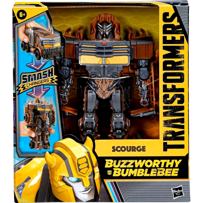 HASBRO Φιγούρα Δράσης Hasbro Transformers: Buzzworthy Bumblebee - Smash Changers Scourge