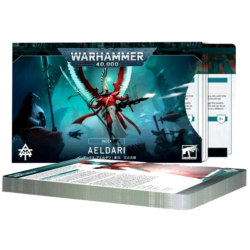 GAMES WORKSHOP Index Cards: Aeldari Warhammer 40k GAMES WORKSHOP