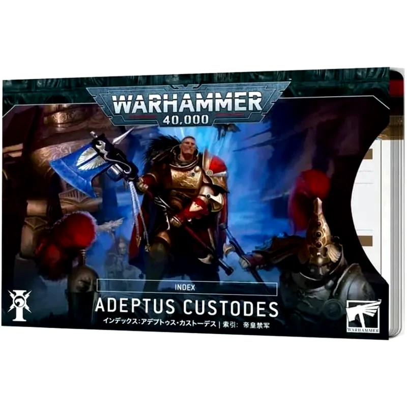 GAMES WORKSHOP Index Cards: Adeptus Custodes Warhammer 40k GAMES WORKSHOP