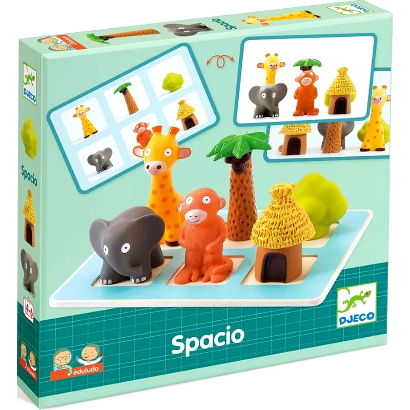 DJECO Djeco Εκπαιδευτικό Eduludo Ζωάκια Ζούγκλας