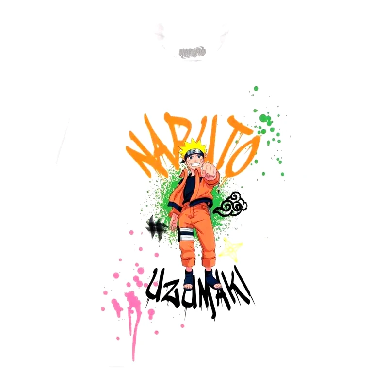 PCMERCH T-shirt Pcmerch Naruto Shippuden Naruto Watercolor - Λευκό