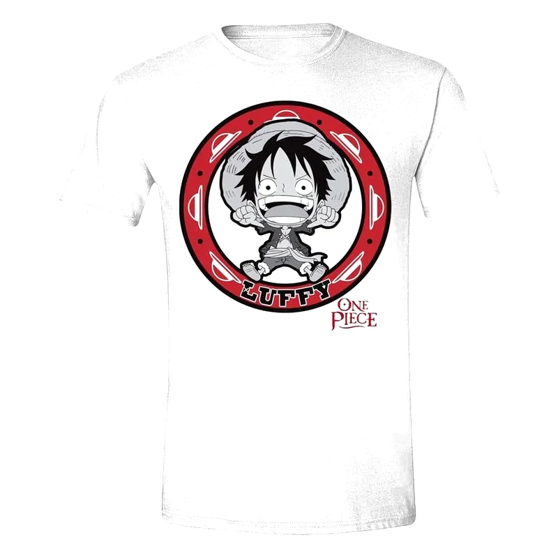 PCMERCH T-shirt Pcmerch One Piece Luffy Kawaii - Λευκό
