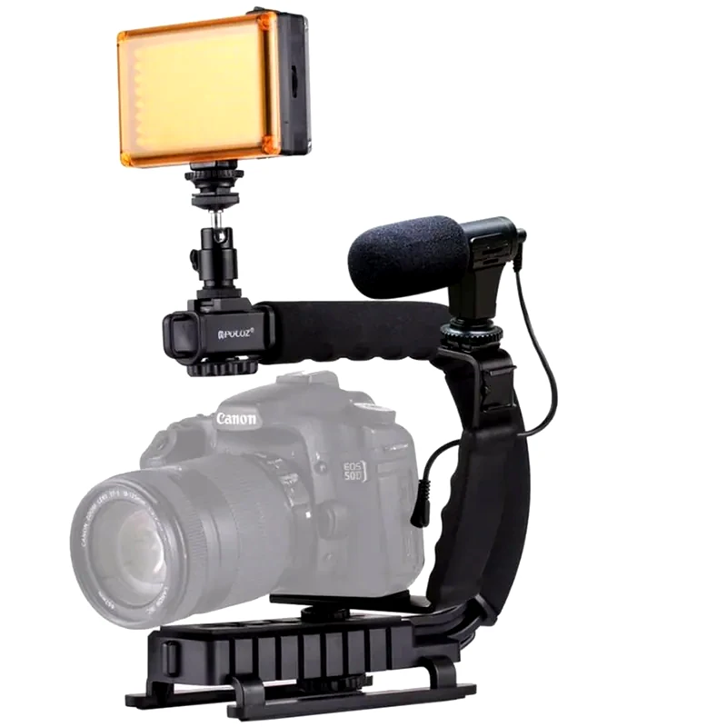 PULUZ Steadycam U-grip Gimbal και Stabilizers Puluz Pkt3013 - Μαύρο