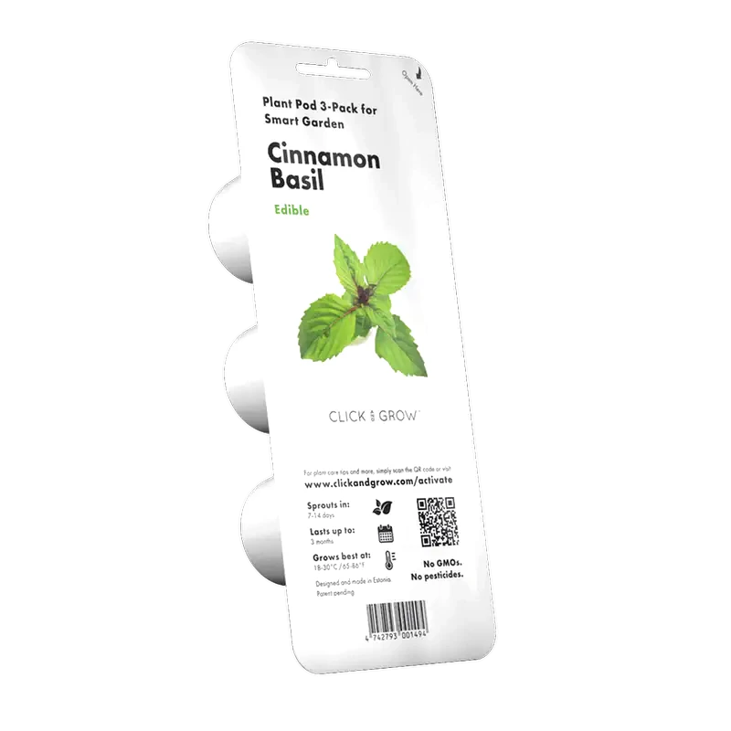 CLICK AND GROW Κάψουλες Click and Grow 3 Τμχ - Βασιλικός Κανέλας