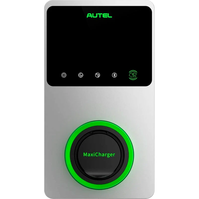 AUTEL Επιτοίχιος Φορτιστής Αυτοκινήτου Autel AC Wallbox 22 kW με Touch Screen - Ασημί