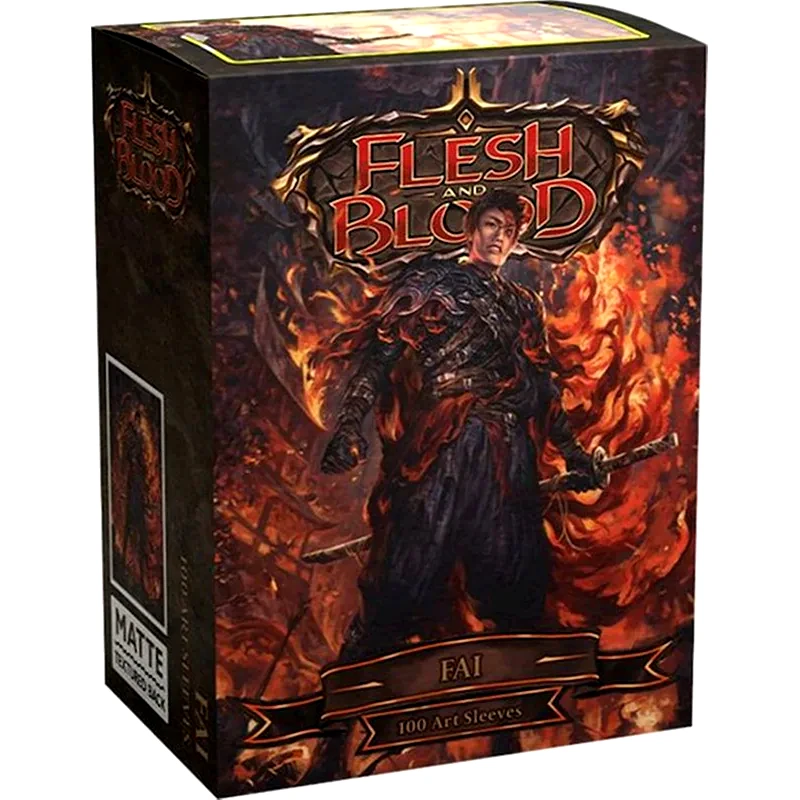 ARCANE TINMEN Flesh And Blood Uprising Fai Dragon Shield Matte Art Sleeves (100 Sleeves)