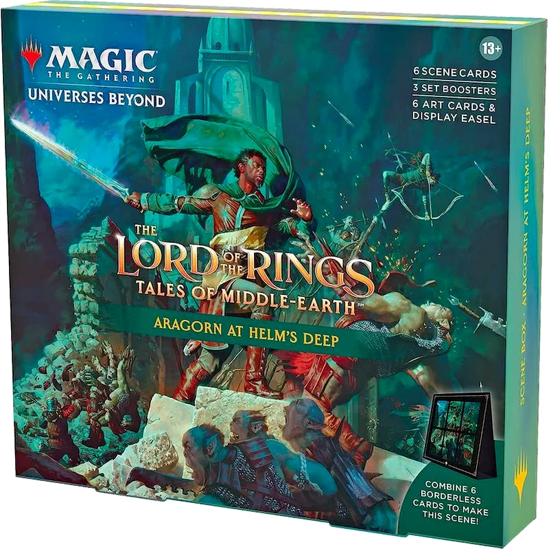 WIZARDS OF THE COAST Magic: The Gathering - Tales of Middle Earth Holiday Scene Box : Aragorn At Helms Deep (Wizards of the Coast)