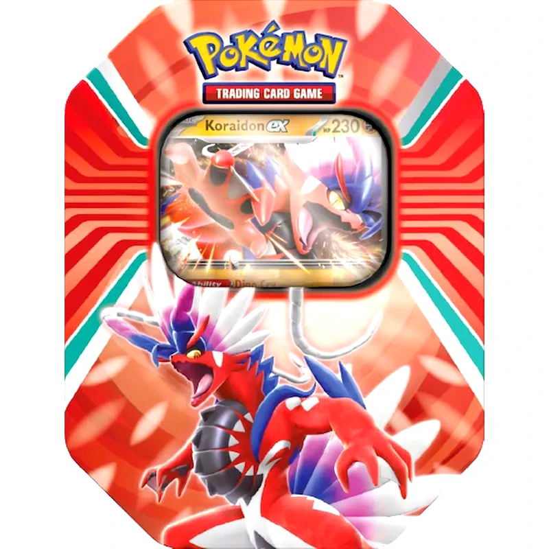 POKEMON USA Pokémon TCG: Scarlet Violet - Paldea Legends Tin (ex Koraidon) (Pokemon USA)