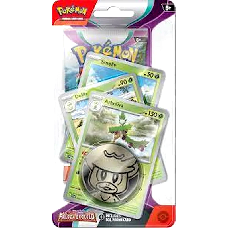 POKEMON USA Pokémon TCG: Scarlet Violet - Paldea Evolved Premium Checklane Blister Arboliva (Pokemon USA)