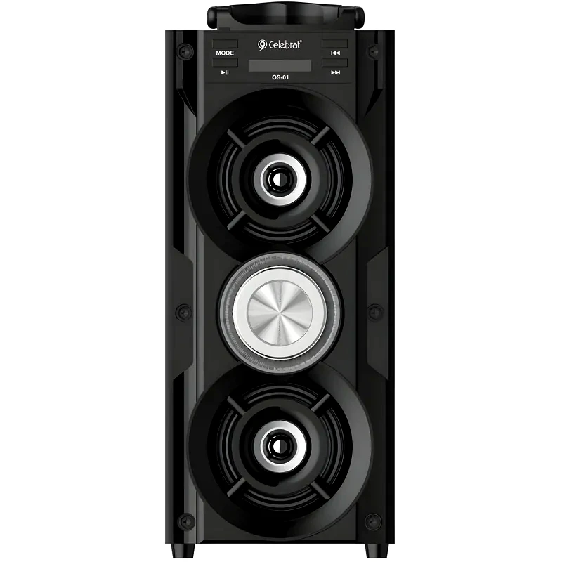 CELEBRAT Party Speaker Celebrat OS-01 Karaoke 10W με Φωτισμό LED - Μαύρο