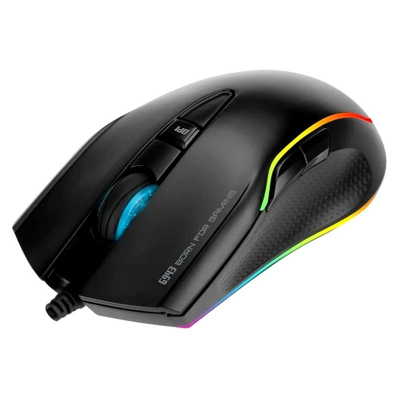 MARVO Gaming Ενσύρματο Ποντίκι Marvo G943 RGB DPI 10000 - Μαύρο