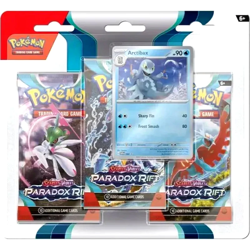 POKEMON USA Pokémon TCG: Scarlet Violet - Paradox Rift 3-Booster Blister Arctibax (Pokemon USA)
