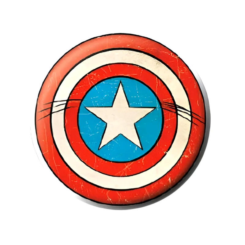 PYRAMID Κονκάρδα Pyramid Marvel Captain America Shield - Πολύχρωμη