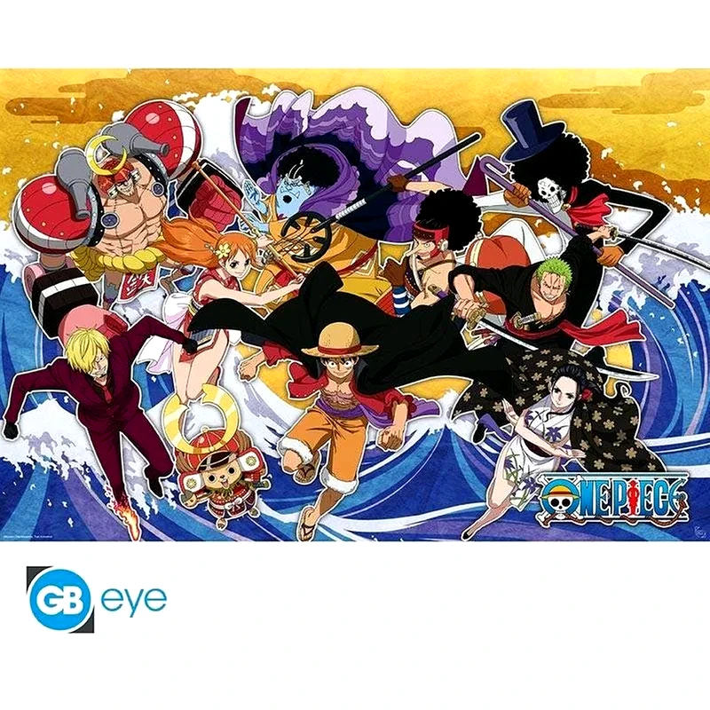 GBEYE Αφίσα One Piece The Crew In Wano Country Οριζόντια 92x61 cm