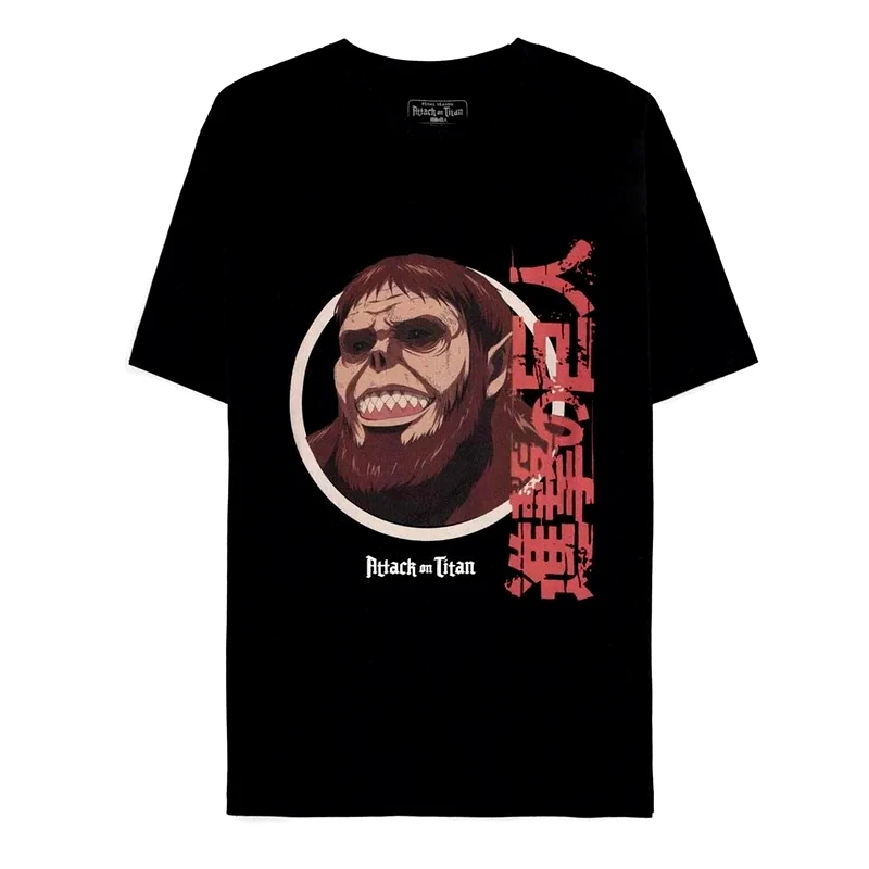 DIFUZED T-shirt Difuzed Attack On Titan Beast Titan - Μαύρο