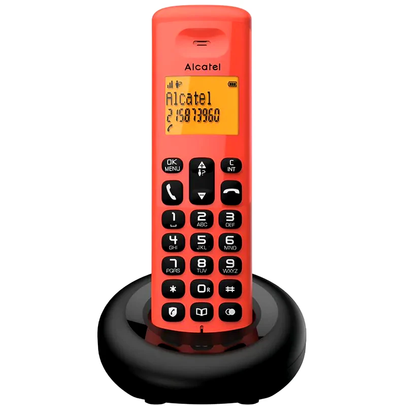 ALCATEL Ασύρματο Τηλέφωνο Alcatel E160 EWE - Κόκκινο