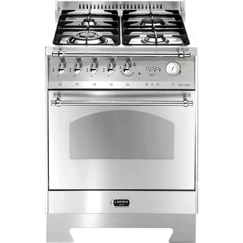 LOFRA LOFRA RS66GVGT/CiCHROME 62 Lt Inox Κουζίνα Αερίου