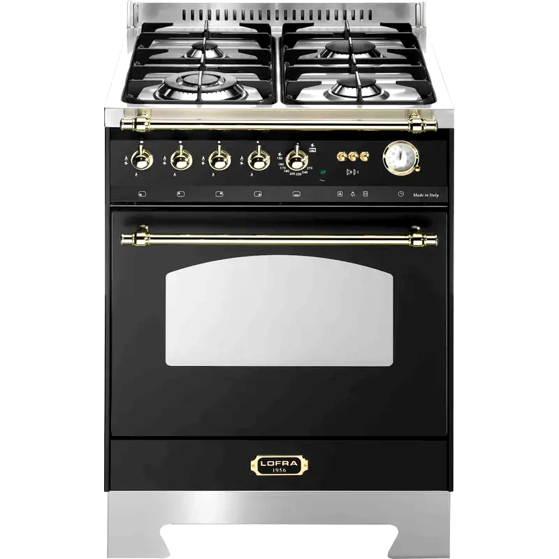 LOFRA LOFRA RNM66GVGT/CiGOLD 62 Lt Μαύρο Κουζίνα Αερίου