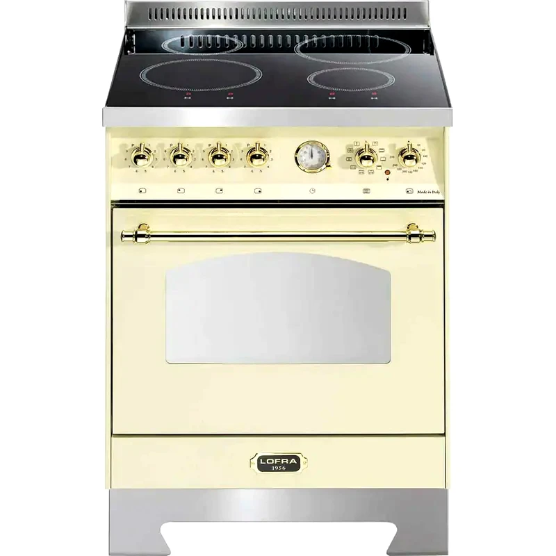 LOFRA LOFRA RBI66MFT/4IGOLD 70 Lt Μπεζ Επαγωγική Ηλεκτρική Κουζίνα