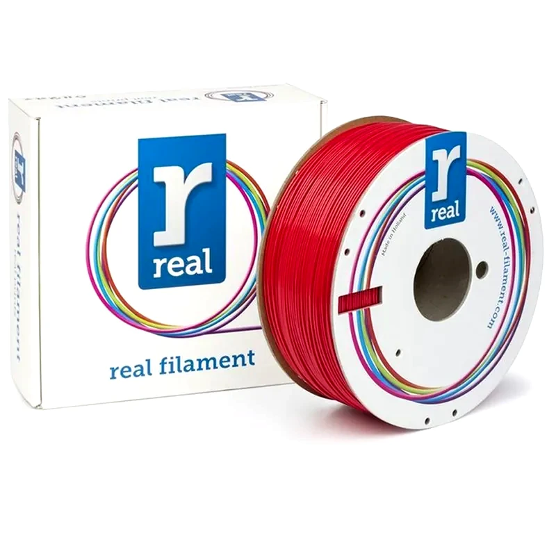 REAL FILAMENTS REAL FILAMENTS νήμα 3D εκτυπωτή ABS Plus - 1kg 1.75mm - Κόκκινο