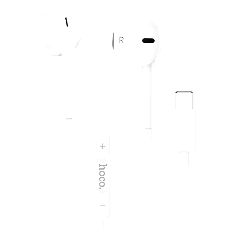 HOCO Ακουστικά Handsfree Hoco M80 Lightning - Λευκά