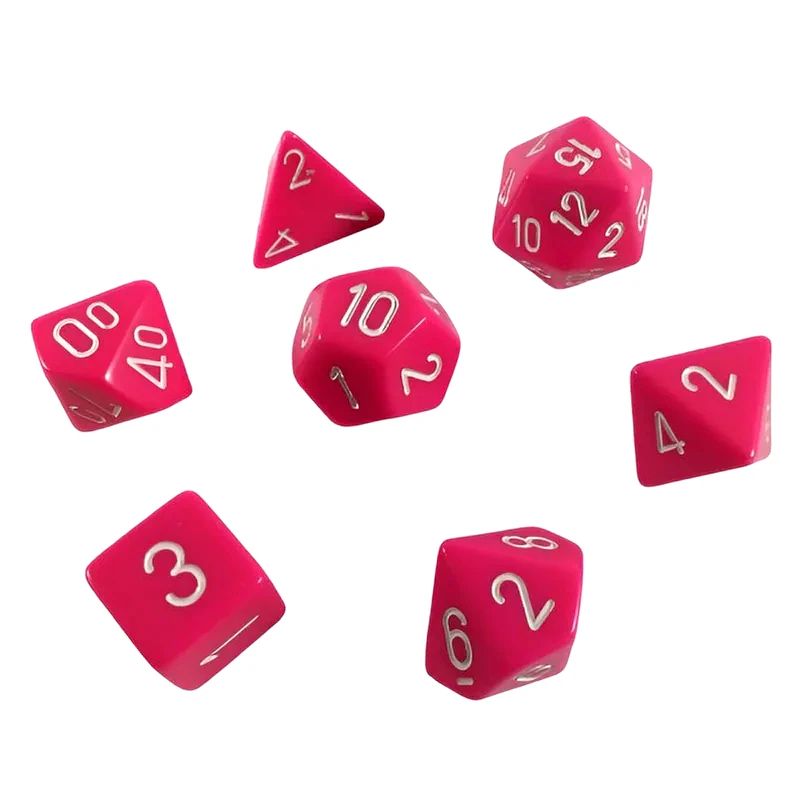 CHESSEX Chessex Opaque - Pink/White CHESSEX
