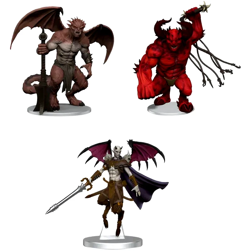 WIZKIDS Dd5 Icons: Archdevils- Hutijin, Moloch, Titvilus Dungeons Dragons WIZKIDS