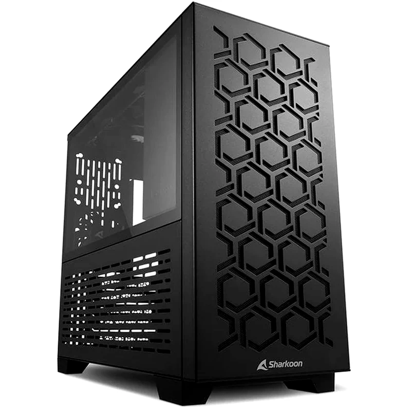 SHARKOON Κουτί Desktop Sharkoon MS-Y1000 Midi Tower - Μαύρο