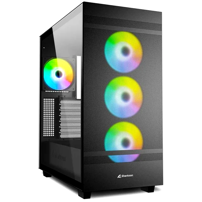 SHARKOON Κουτί Desktop Sharkoon Rebel C50 RGB Gaming Full Tower - Μαύρο