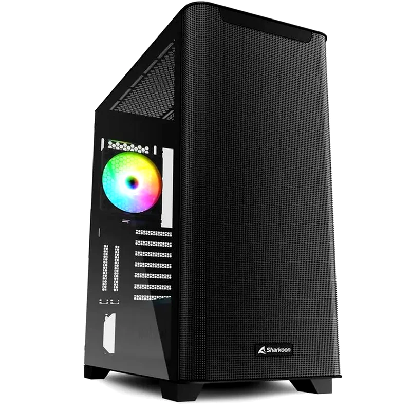 SHARKOON Κουτί Desktop Sharkoon M30 RGB Midi Tower - Μαύρο