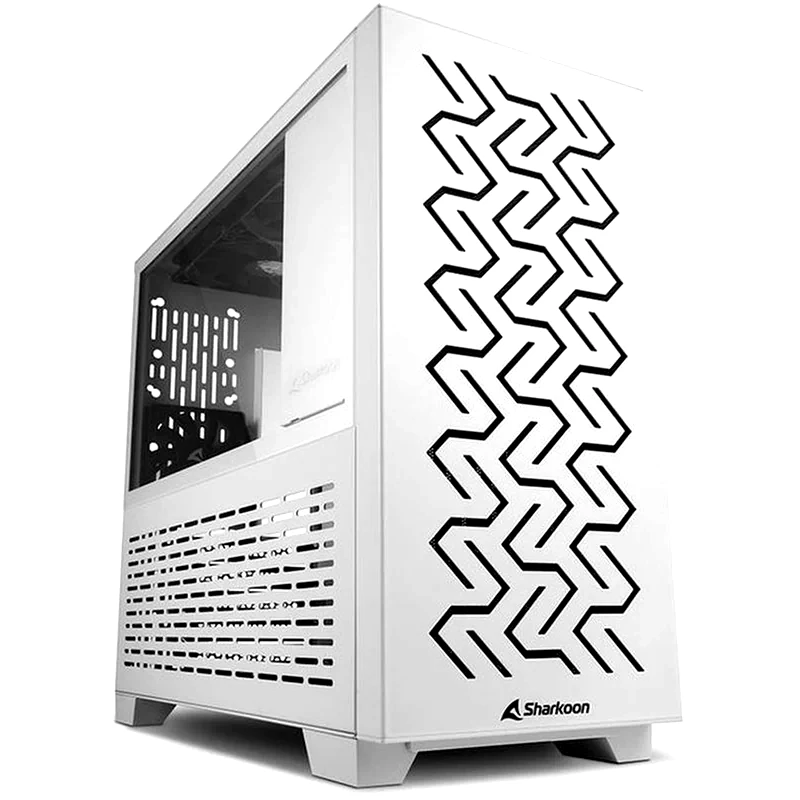 SHARKOON Κουτί Desktop Sharkoon MS-Z1000 Midi Tower - Λευκό