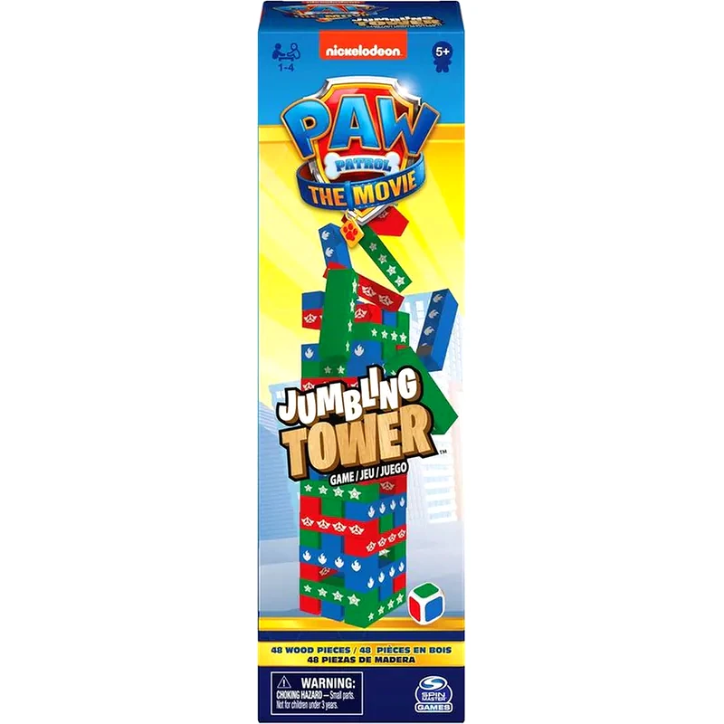 SPIN MASTER Φιγούρα Δράσης Spin Master Paw Patrol: Jumblin Τower Board Game