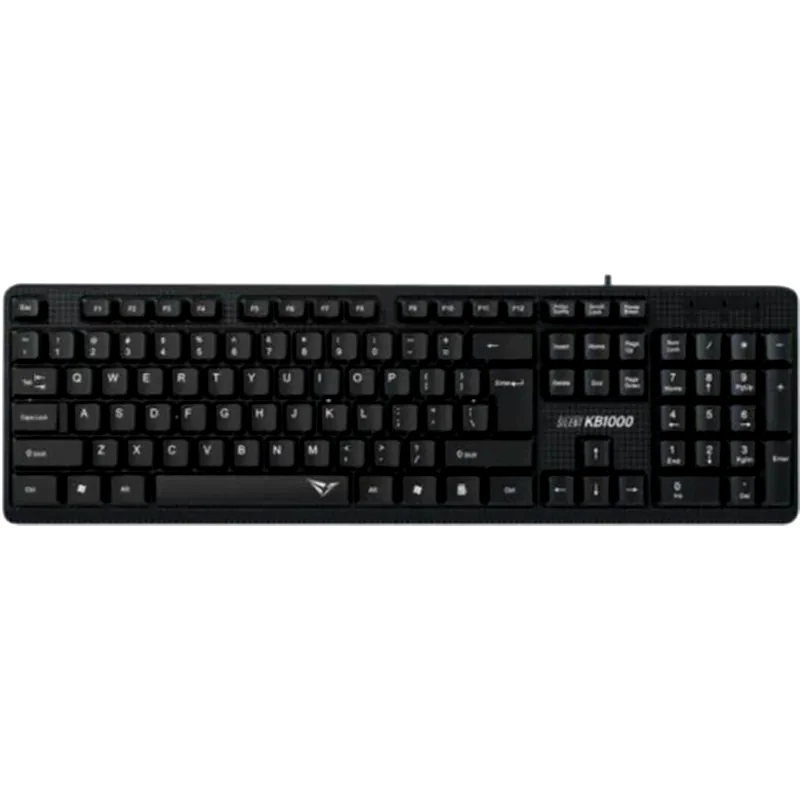 ALCATROZ Alcatroz KB1000S Ενσύρματο Πληκτρολόγιο Black