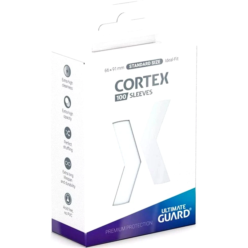 ULTIMATE GUARD Ultimate Guard Cortex Sleeves Standard Size Transparent (100 Sleeves)