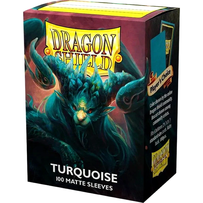 DRAGON SHIELD Dragon Shield Standard Matte Sleeves Turquoise 100 Τμχ