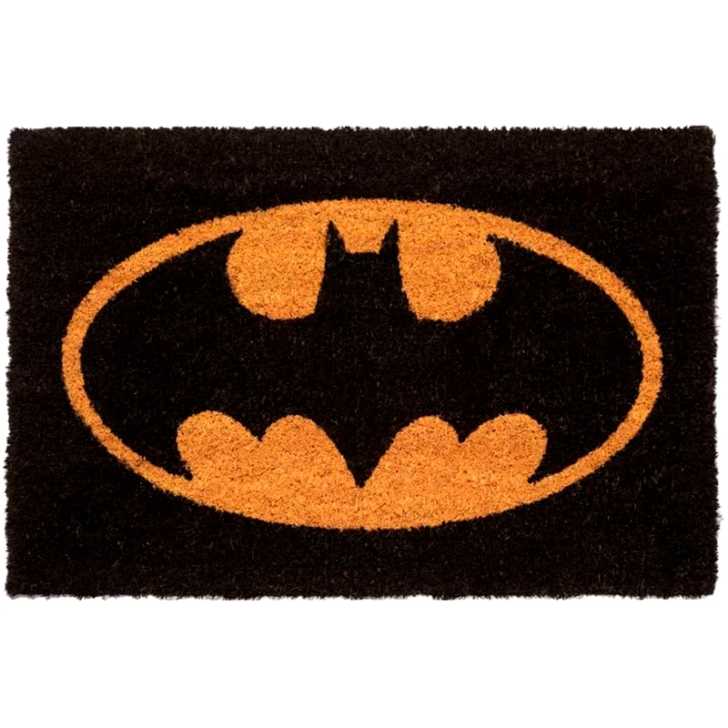 ERIK Πατάκι Εισόδου Erik Batman Logo 40x60 cm - Μαύρο