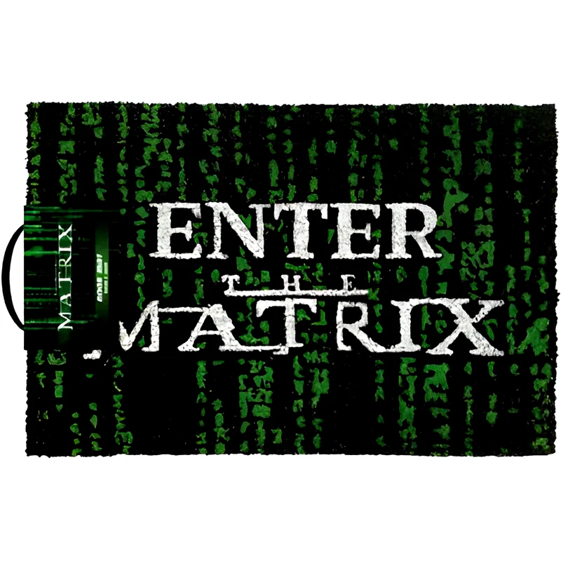 PYRAMID Πατάκι Εισόδου Pyramid Enter the Matrix 40x60 cm - Πράσινο/Μαύρο