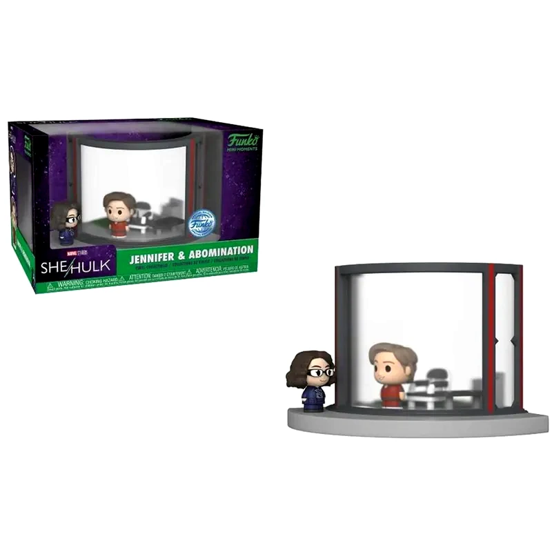 FUNKO Funko Pop! Mini Moments - Marvel - She-hulk - Jennifer and Abomination