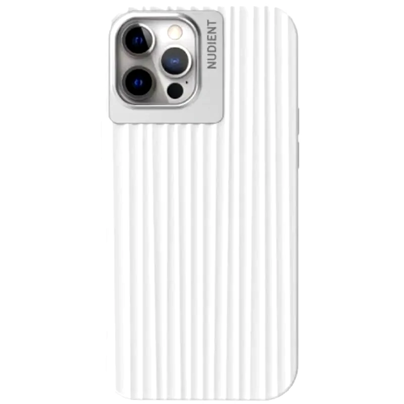 NUDIENT Θήκη Apple iPhone 12 Pro Max - Nudient Bold Hardcase - Chalk White