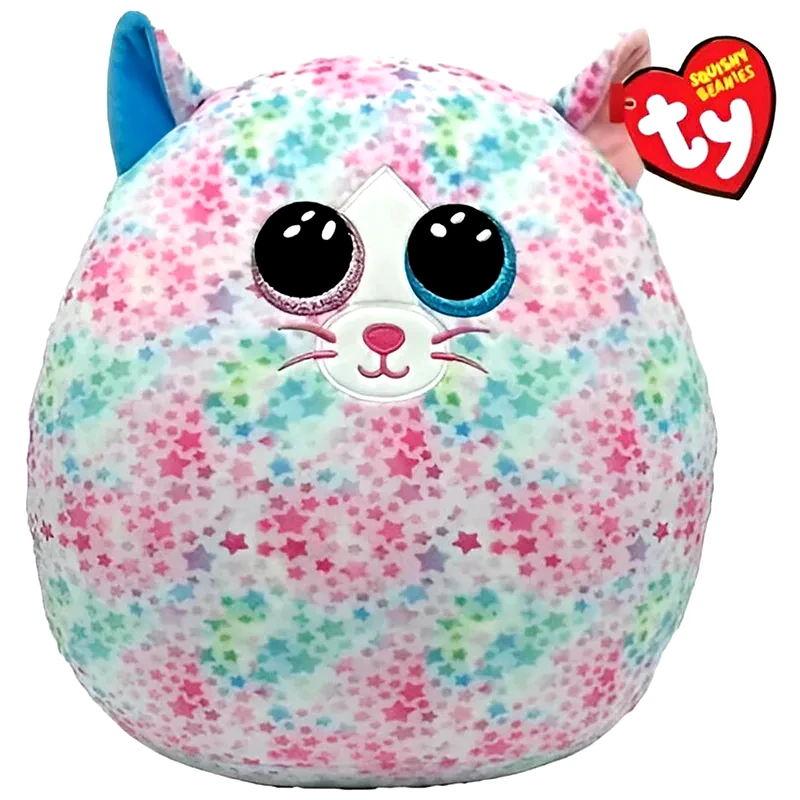 TY Λούτρινο TY Squishy Beanies Emma Γάτα Με Αστεράκια (38cm) 1607-39362