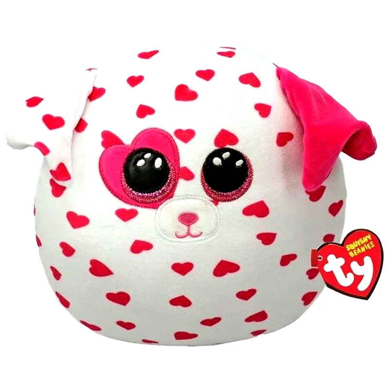 TY Λούτρινο TY Squishy Beanies Beau Σκυλάκι Με Καρδούλες (38cm) 1607-39368