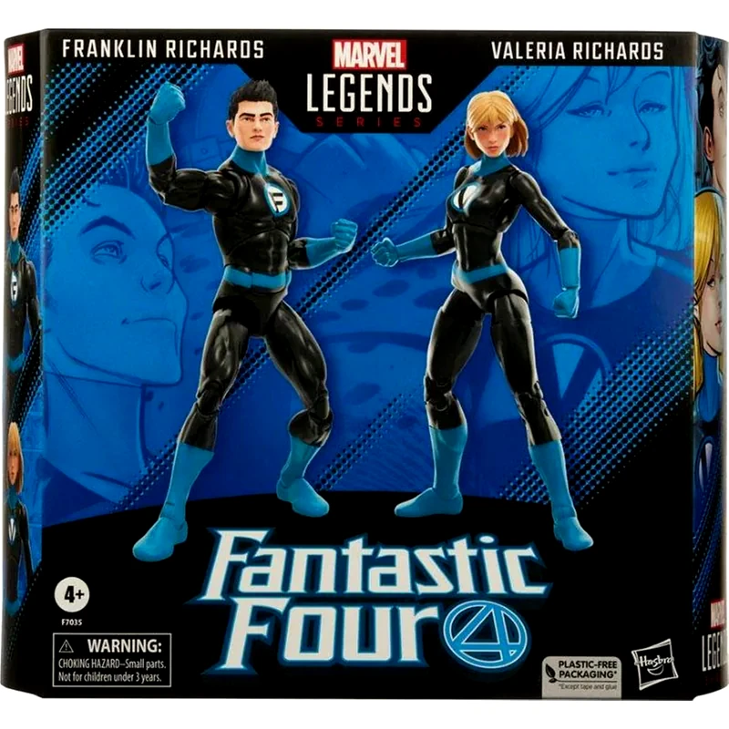 HASBRO Φιγούρες Δράσης Hasbro Marvel Legends - Fantastic Four Franklin Richards And Valeria Richards 2-pack