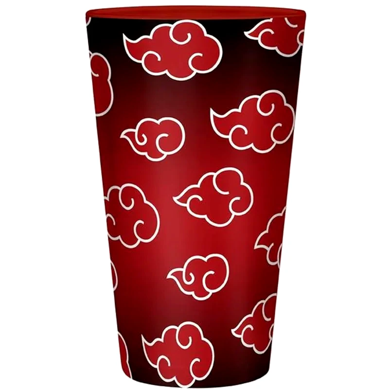 ABYSTYLE Ποτήρι Abystyle Naruto Shippuden Akatsuki Γυάλινο 400 ml - Κόκκινο