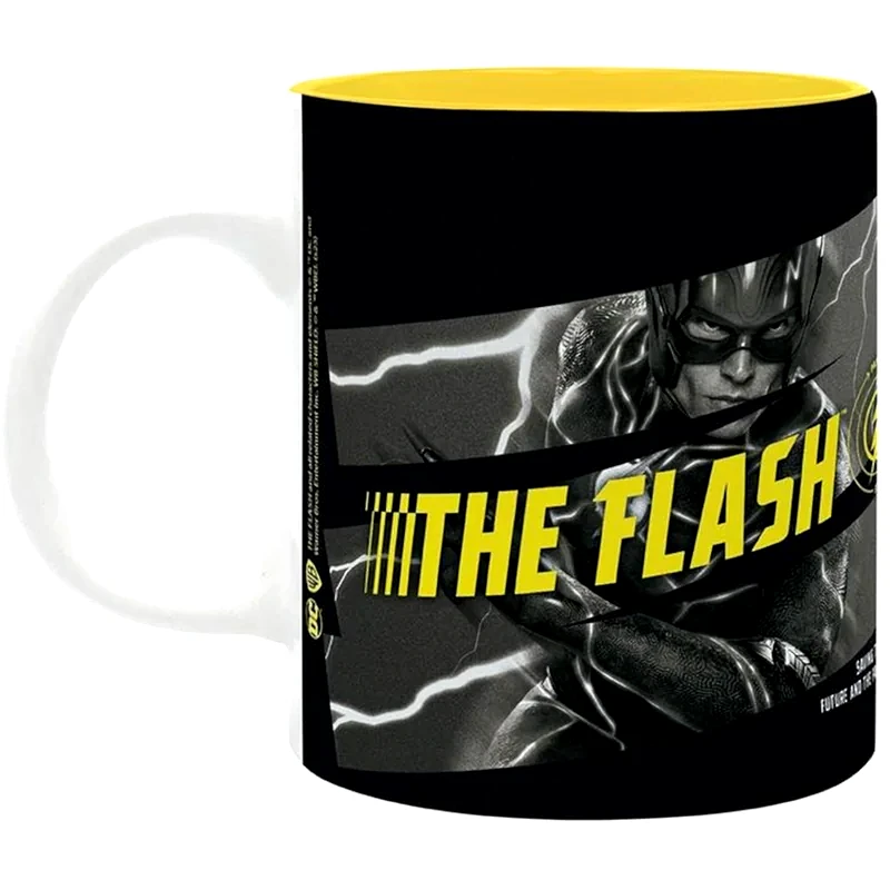 ABYSTYLE Κούπα Abystyle DC Comics The Flash and Batman Κεραμική 320 ml - Κίτρινη/Μαύρη