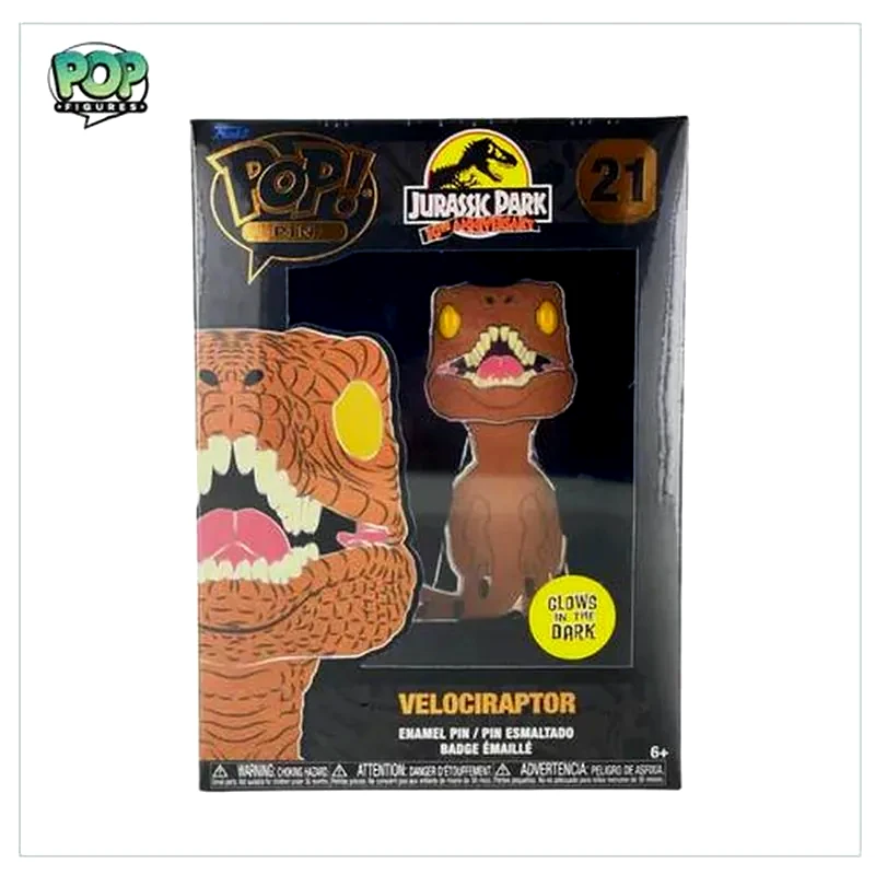 FUNKO Funko Pop! Pin - Jurassic Park #30th Anniversary - Velociraptor