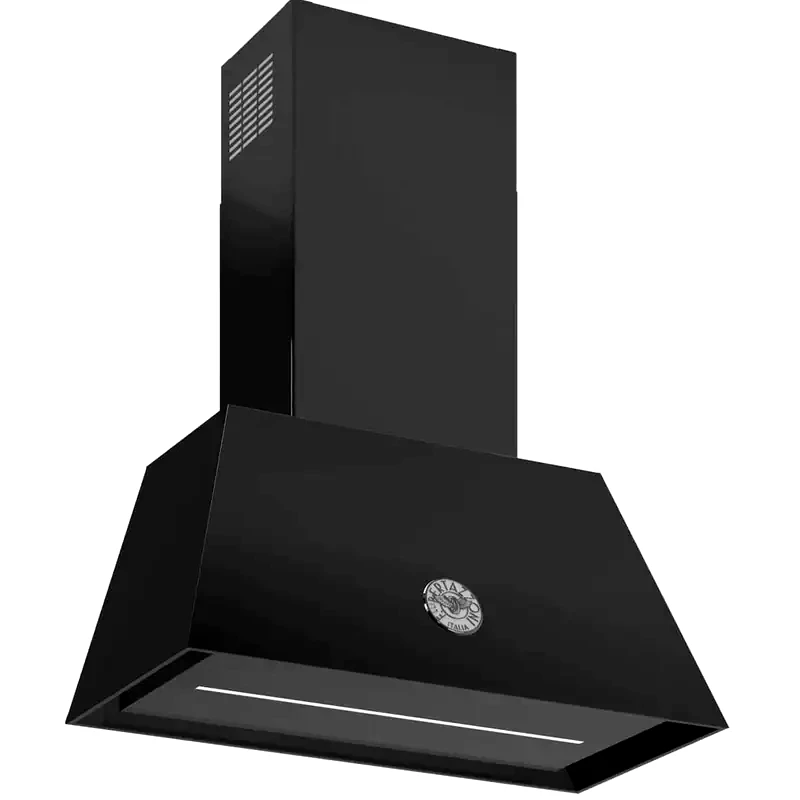 LA GERMANIA BERTAZZONI KR70HER1NEA 70 cm Μαύρο Απορροφητήρας Καμινάδα