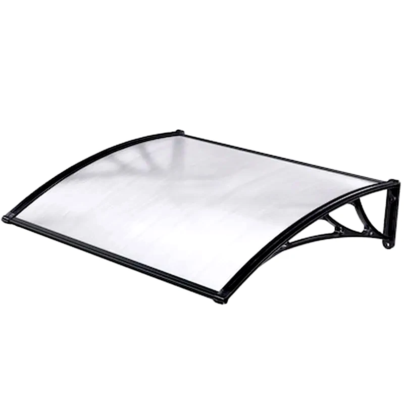 VESTA Vesta Στέγαστρο Πόρτας/παραθύρου 150x100cm Πλαστικό Abs Αλουμίνιο,πάνελ Πάχους 5mm 4kg Ανθρακί