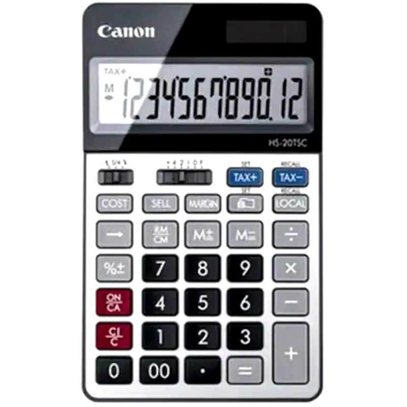 VARIOUS CANON Αριθμομηχανή Canon Hs-20TSCDBL 12 Ψηφίων (2469C002Aa)(Canhs20Tsc)